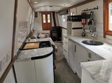 Galley and saloon