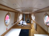 Galley and saloon